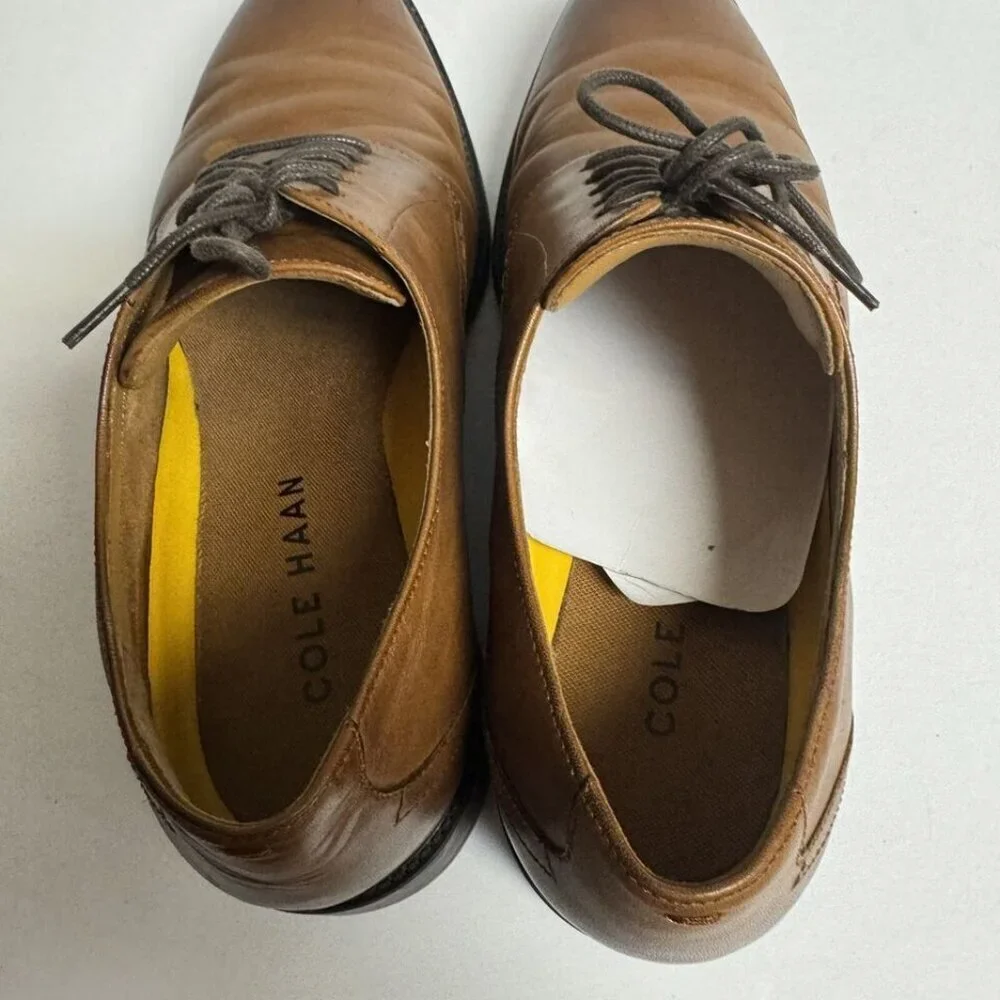 Cole Haan Mens Hawthorne Plain Oxford Tan Size 9.5 M